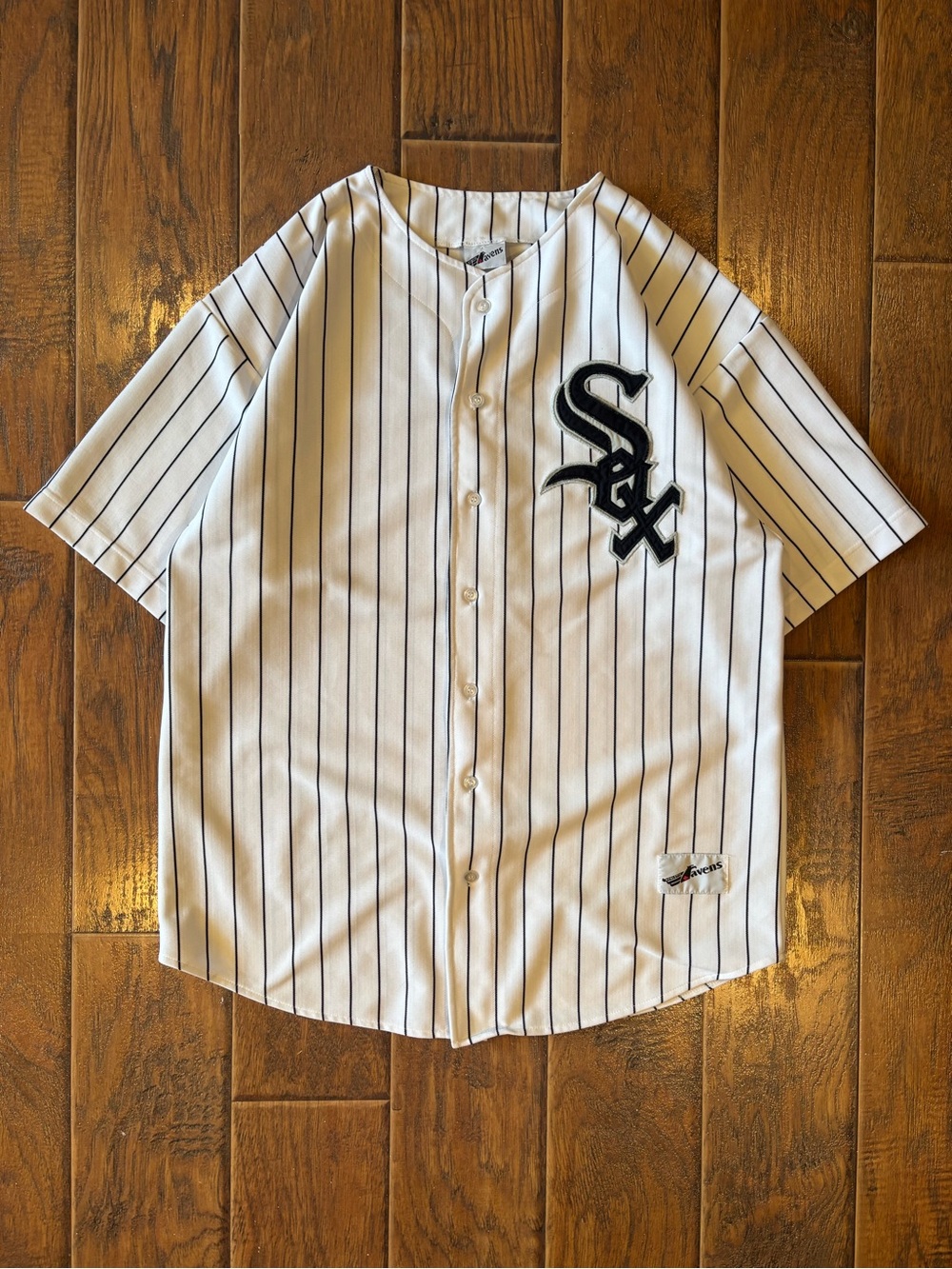 Vintage 90s Chicago White Sox Ravens Pinstripe Jersey